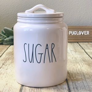 RAE DUNN medium canister { SUGAR }